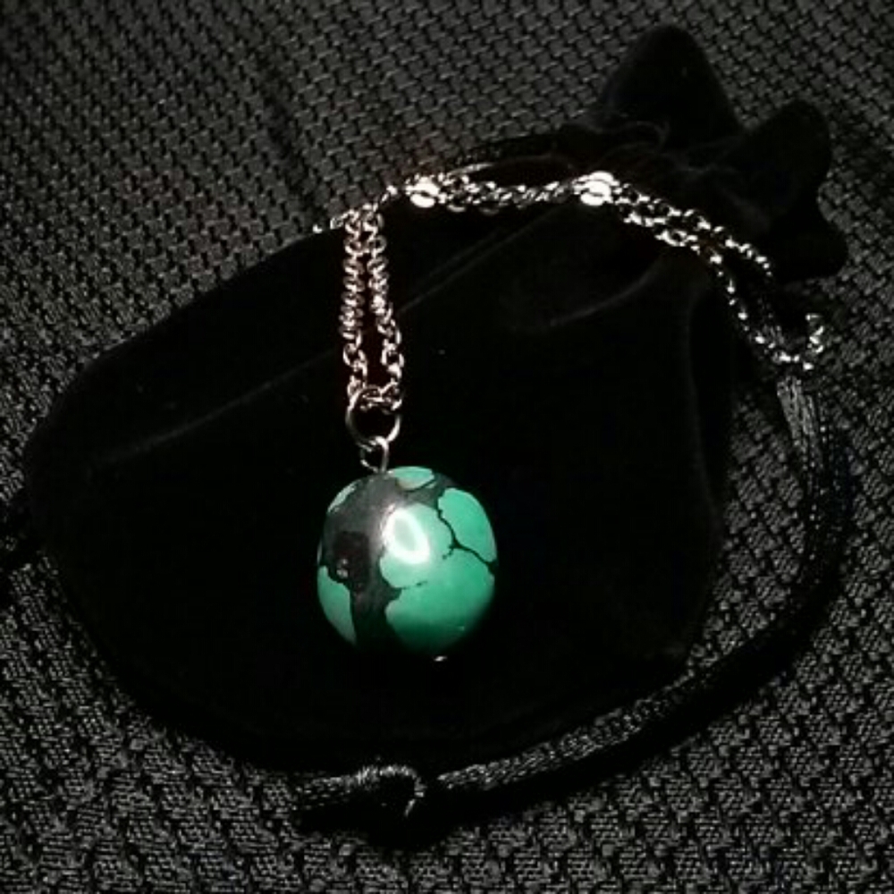 Genuine Turquoise Stone Pendant